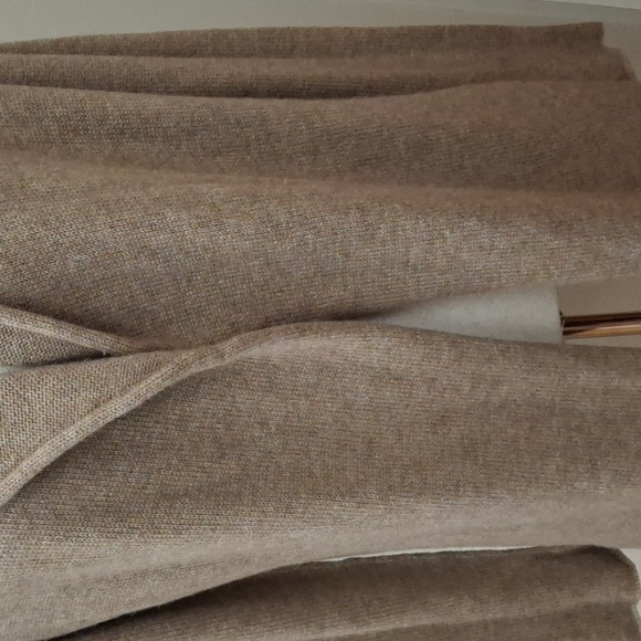 Vince Cozy Tan Women's Open Cardigan Sweater_1 - Picture 3 of 9